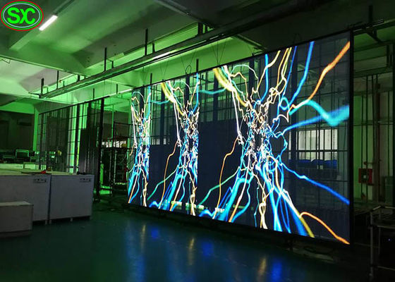 Prezzo buono Visualizzazione trasparente magica flessibile di vetro di finestra LED P6.25 in linea