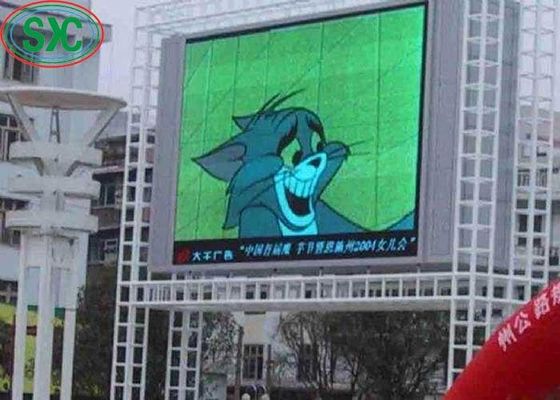 Full Color P6 Edificio all'aperto Strada Cartellone pubblicitario Video Parete Grande schermo pubblicitario a LED