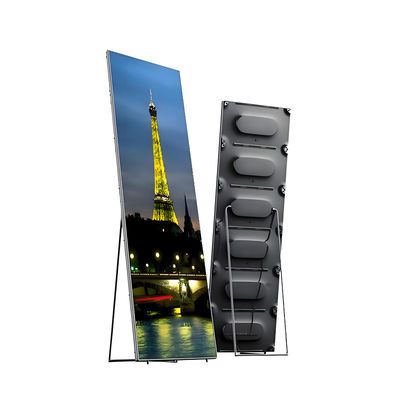 Armadio in alluminio LED Poster Display 680x2000mm Grado dello schermo P1.86mm Pitch per il tuo piano di marketing