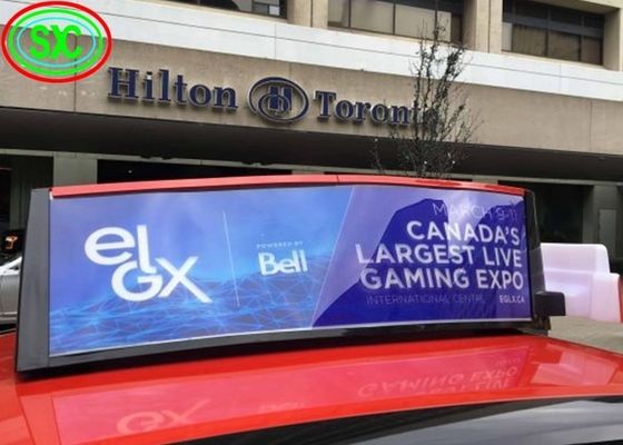 Prezzo buono Display di segnale LED per auto pubblicitaria esterna con controllo asincrono e risoluzione dello schermo 320*106 punti in linea