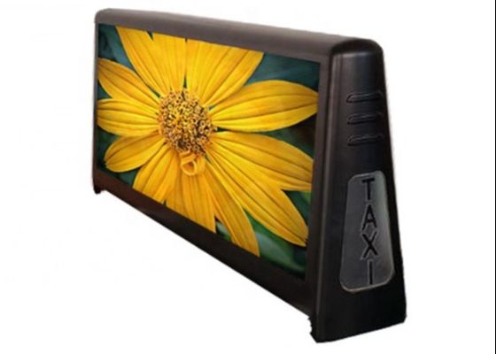 All'aperto Full Color Double Side Taxi P5 Pubblicità LED Display Cartello sul tetto dell'auto impermeabile