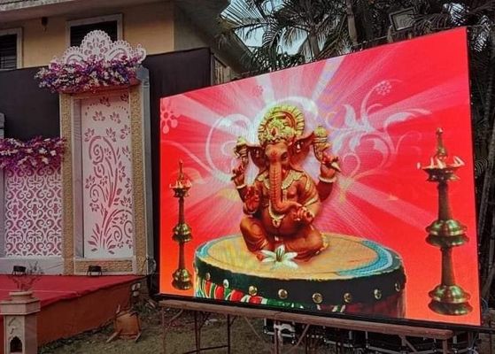 Display all'aperto IP65 RGB LED Box impermeabile P5 Epistar Chip Pubblicità 3 anni di garanzia