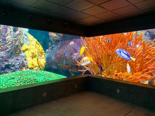 P5 Pubblicità all'aperto schermo curvo a LED SMD2121, luminosità 2500 nits