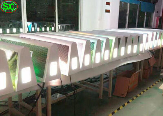 P5 raddoppiano il segno principale taxi laterale per lo schermo di visualizzazione principale automobile impermeabile del segno dell'automobile