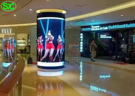 Prezzo buono Schermo di visualizzazione cilindrico del LED di pubblicità fissa dell'interno P4 una garanzia da 5 anni in linea