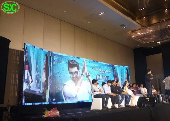 Servizio dell'interno della parte anteriore della parete dell'esposizione di LED di colore pieno di pubblicità P4 con il magnete