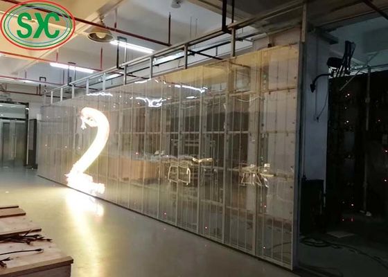 Prezzo buono G3.91-7.82 Schermo a LED trasparente a colori per interni a risparmio energetico 500 mm x 1000 mm in linea