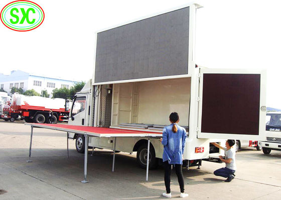 Prezzo buono il camion mobile all'aperto di colore pieno p10 ha condotto il migliori testo di osservazione dell'esposizione & grafico e video in linea