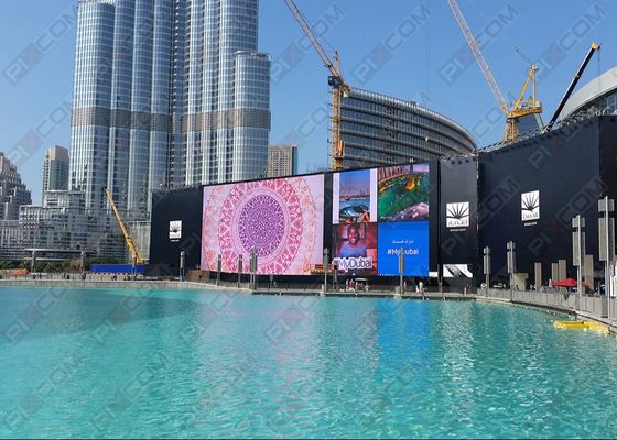 Prezzo buono P6 P8 P10 Installazione fissa Full Color Giant Outdoor LED Rental Screen Tre anni di garanzia in linea