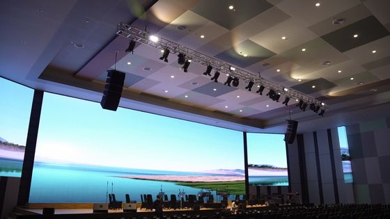 Stadio all'aperto Display a LED Grido pubblicitario P10 a colori 960*960mm Cartelloni pubblicitari