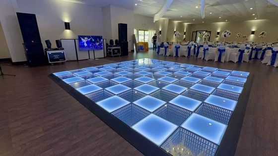 Prezzo buono Illuminazione del pavimento Effetto luminoso brillante Palla da discoteca Pavimento da ballo a LED per un'atmosfera di festa indimenticabile in linea