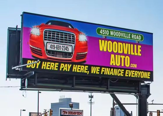 Real Pixel P5 P10 1R1G1B Messaggi digitali Cartelloni di biglietti pubblicitari ideali Display professionali pubblicitari