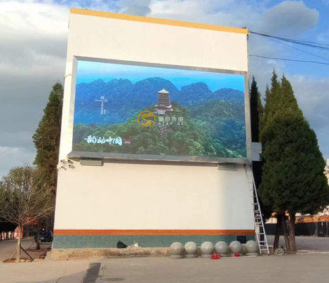 Prezzo buono p8 Panorami pubblicitari a LED per esterni a prova d'acqua a colori SMD3535 Shopping Mall in linea