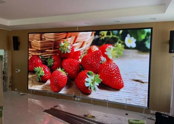Schermo LED digitale per interni ad alta risoluzione per display superiori Densità 112896 punti/m2 Risoluzione modulo 84*84 punti