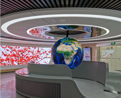 Display LED a sfera di manutenzione di lunga durata con servizio di fronte e tensione DC5V