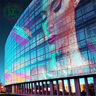 6.2kg Peso del gabinetto schermo LED trasparente per le esigenze del cliente