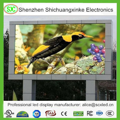 Distinguiti nel mercato con i nostri cartelloni pubblicitari LED per esterni con LED Nationstar/Kinglight e sistema di controllo Novastar