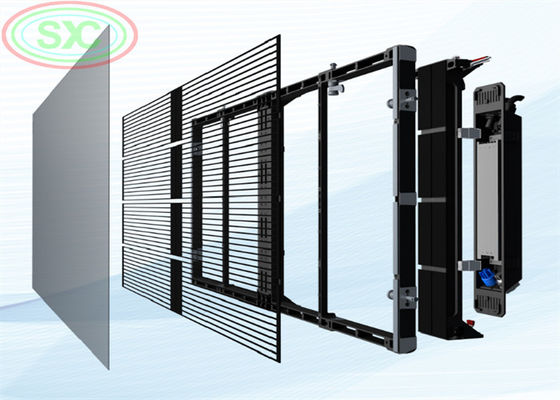 Prezzo buono Lunga durata di 50.000 ore per display LED trasparente, adatto per edilizia e media interattivi in linea