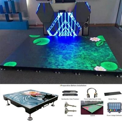 Frequenza di aggiornamento 3840Hz/s e controllo RGB 3IN1 per una pista da ballo luminosa e scintillante