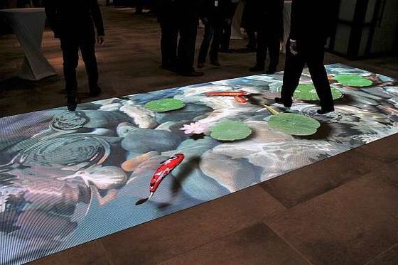 220V Voltage LED Dance Floor con DMX512 Control System e 3840hz/s Refresh Rate