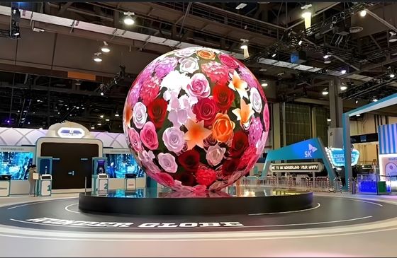 Lo schermo a LED di Shopping Mall/Events Sphere con metodo di manutenzione del servizio di fronte e certificazione CE