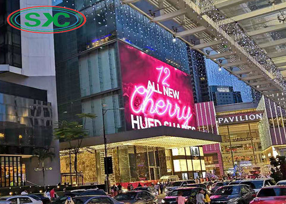 Prezzo buono Grandi schermi di visualizzazione principali all'aperto di HD P3.91 SMD 3-IN-1 installati nel centro commerciale in linea