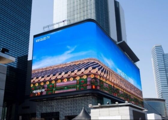 Prezzo buono P10 schermo a led con 3 anni di garanzia alta qualità e impermeabile armadio in ferro display a LED per uso fisso all'aperto in linea