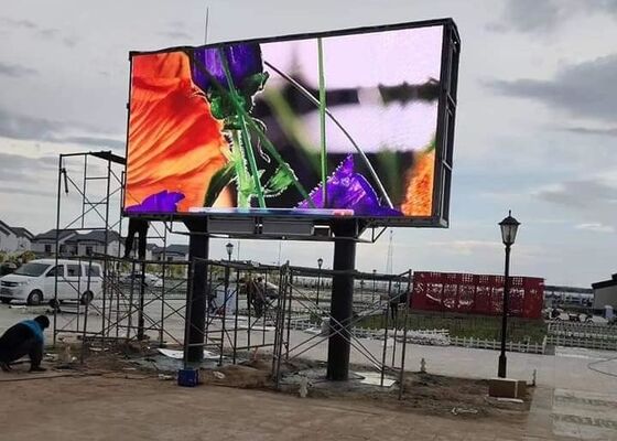 P6 Display LED esterno impermeabile pubblicitario con frequenza di aggiornamento 3840hz