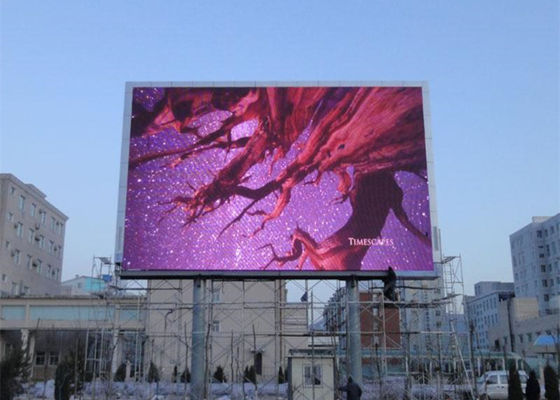 Prezzo buono P10 Display LED a colori a prova d'acqua all'aperto 10 mm Pixel 10000 pixel/M2 in linea