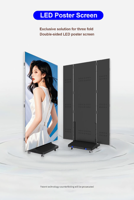 Prezzo buono Display a poster LED 160*80 con passo P2mm e chip LED SMD2121, ideale per il marketing digitale indoor In linea