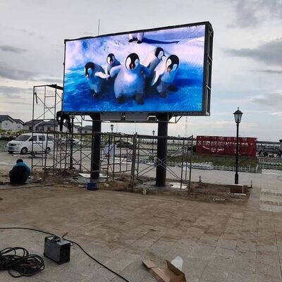 960X960mm Displayboard pubblicitario all'aperto a LED P6 Alta luminosità 6500nit e frequenza di aggiornamento 3840hz