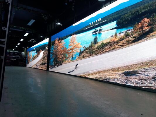 Prezzo buono Full color indoor P2.5 640X640MM affitto led display wall per evento di matrimonio e 3840hz refresh rate In linea