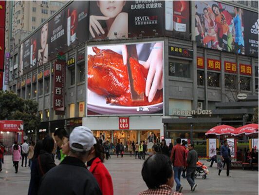 P6 all'aperto a colori LED display pubblicitario a led video wall billbo