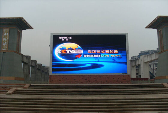Nationstar Outdoor Full Color P10 Display a LED per installazione fissa impermeabile e ad alta luminosità Videowall pubblicitario