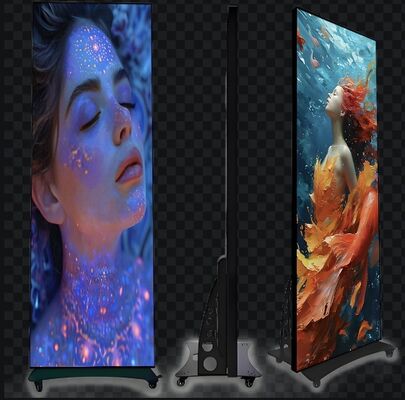 Aluminum Cabinet LED Poster Display featuring 680x2000mm Screen Size and 320x160mm Module Size Ideal for High Impact Advertising