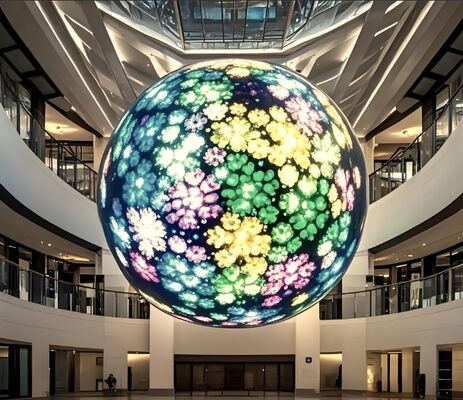 Prezzo buono Schermo sferico a LED certificato UL che utilizza chip LED Epistar e funzioni di visualizzazione di testo e immagini video che offrono esperienze visive In linea