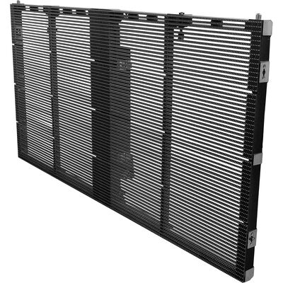Display LED trasparente offrendo media senza errore 1000 ore Perfetto per campagne pubblicitarie e promozione