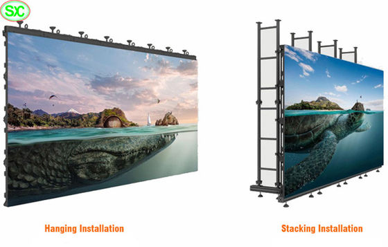 Prezzo buono Esposizione di LED flessibile dell'interno di alta risoluzione di P4.8mm, parete nera SMD2727 del LED in linea