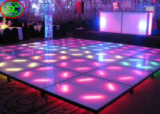 Prezzo buono 32768 pixel/Sqm Dance Floor interattivo SMD 2727 hanno condotto la lampada per la pubblicità/Car Show in linea