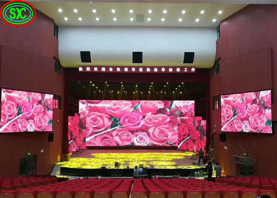 Prezzo buono Sfondo per palcoscenico indoor a LED P4.81 500*500mm Sfondo per palcoscenico a schermo led della chiesa Hotel Conference in linea