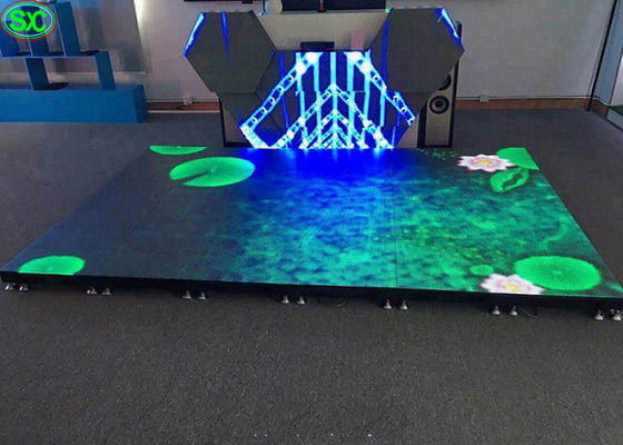 Prezzo buono P4.81 affitto dell'esposizione di pista da ballo della discoteca LED, pavimento principale della fase antiurto in linea