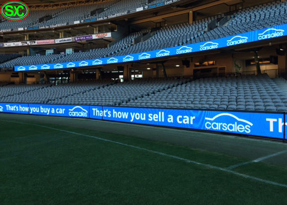 L'esposizione di LED esteriore dello stadio di football americano di perimetro P8, perimetro di sport ha condotto l'esposizione