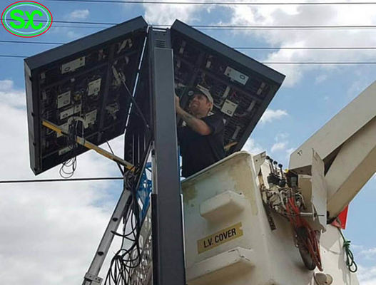 I tabelloni per le affissioni principali elettronici P6 di Digital si raddoppiano esposizione IP68 di Ladvertising del lato impermeabile