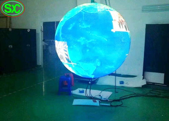 Prezzo buono Una pubblicità all'aperto flessibile di 360 gradi ha condotto la sfera dell'interno P4.8 della palla dello schermo di visualizzazione in linea