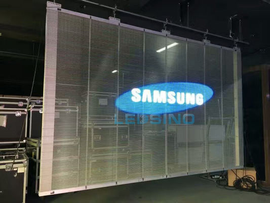 Prezzo buono schermo a LED trasparente ad alta luminosità in linea