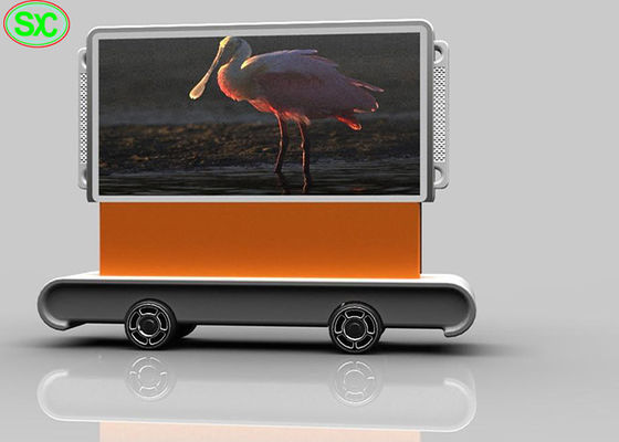 Prezzo buono Il veicolo mobile di pubblicità ha condotto i tabelloni per le affissioni elettronici P3.91 all'aperto 3840hz dell'esposizione in linea