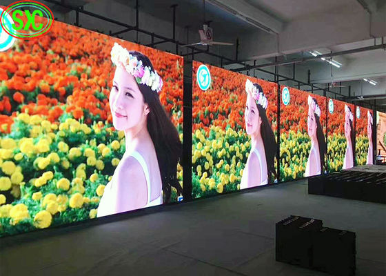 P3 - P6 LED Stage Curtain Screen 192*1292mm Modulo LED Dimensione, angolo di visione ampio schermo di tenda a led