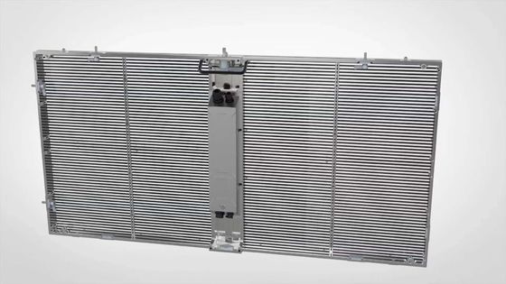 Pannello schermo LED a colori trasparenti da 3,91 mm per facciate continue in vetro