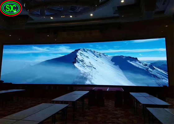 Prezzo buono Schermo locativo principale gigante per il fondo di manifestazione, esposizione principale alta definizione di Rgb in linea