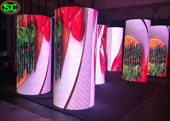Prezzo buono Schermo rotondo della tenda di colore pieno LED, schermo della tenda della fase del LED per gli eventi in tensione in linea